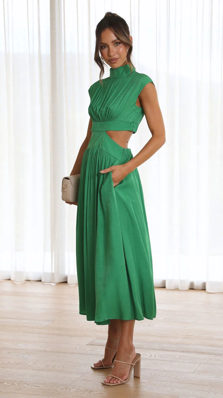 Rita™ - Elegant Waist Cut Out Dress