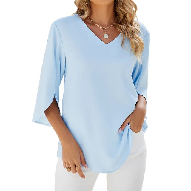 SIERA | V-NECK BLOUSE