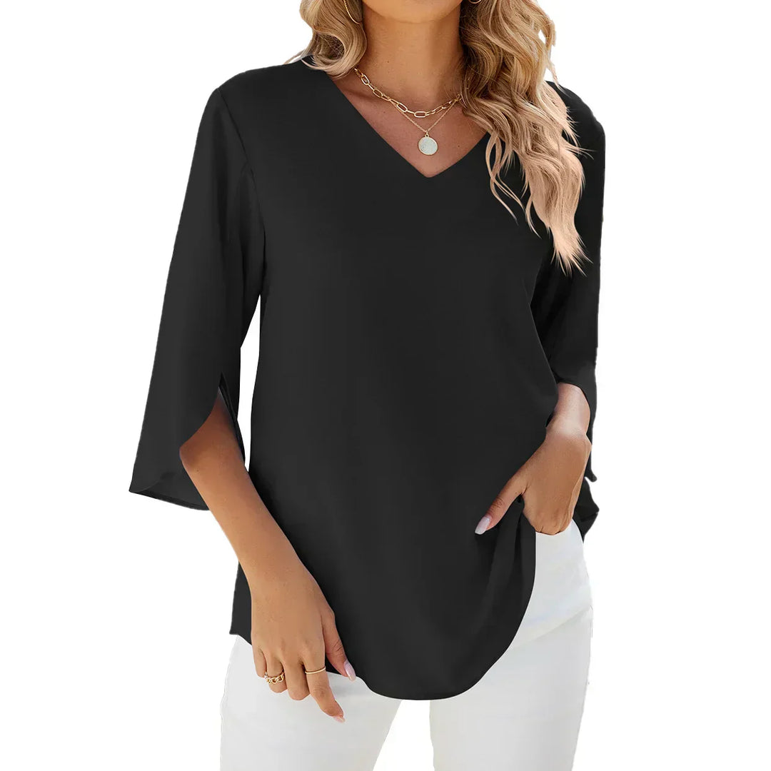 ROSE | V-Neck Blouse