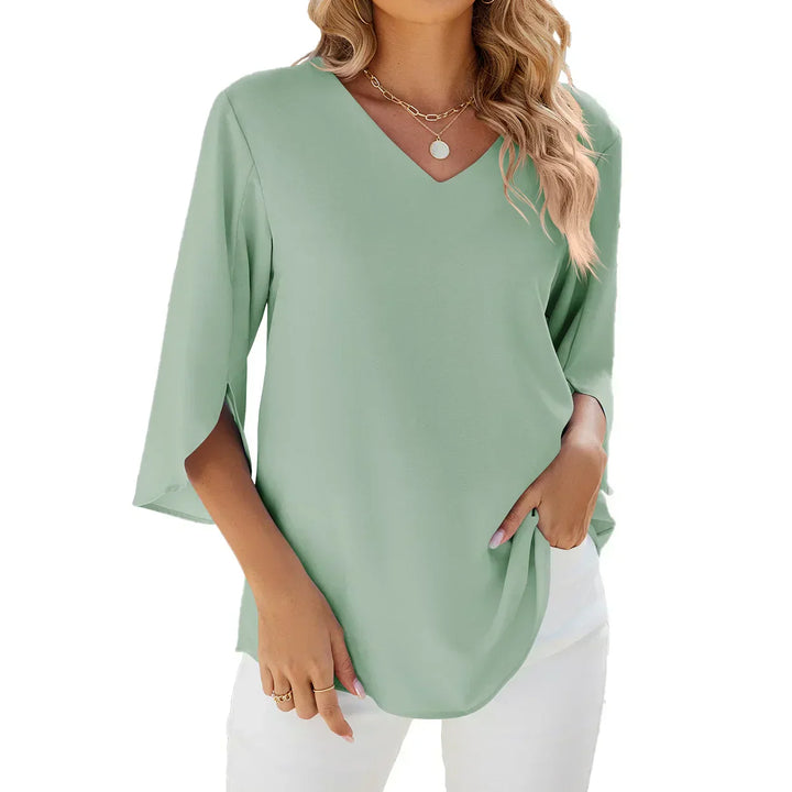 ROSE | V-Neck Blouse