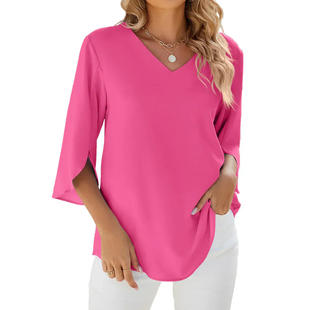 ROSE | V-Neck Blouse