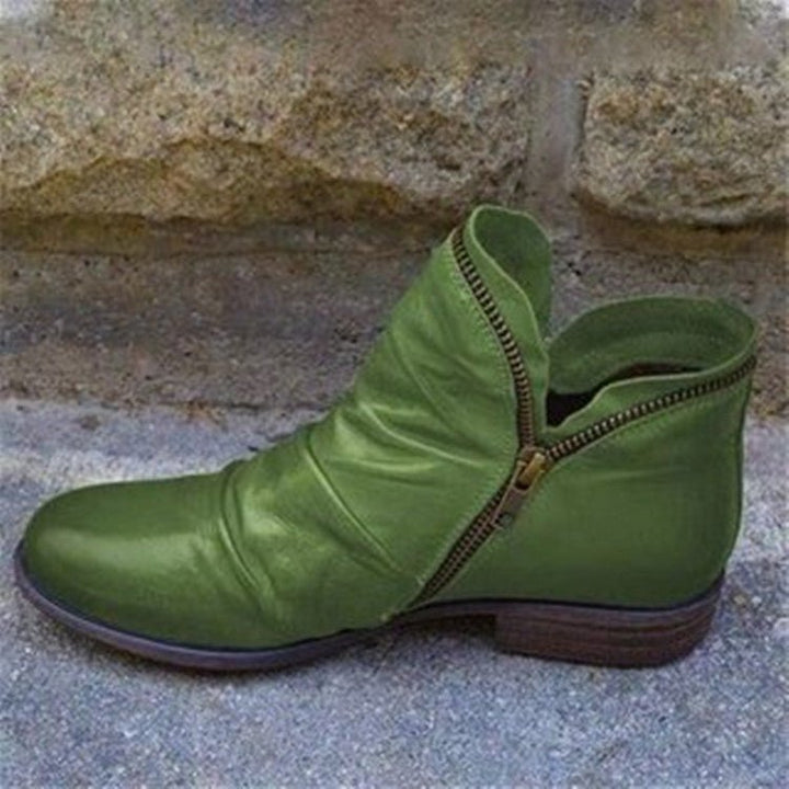 MH™ - Leather Boots with Zip