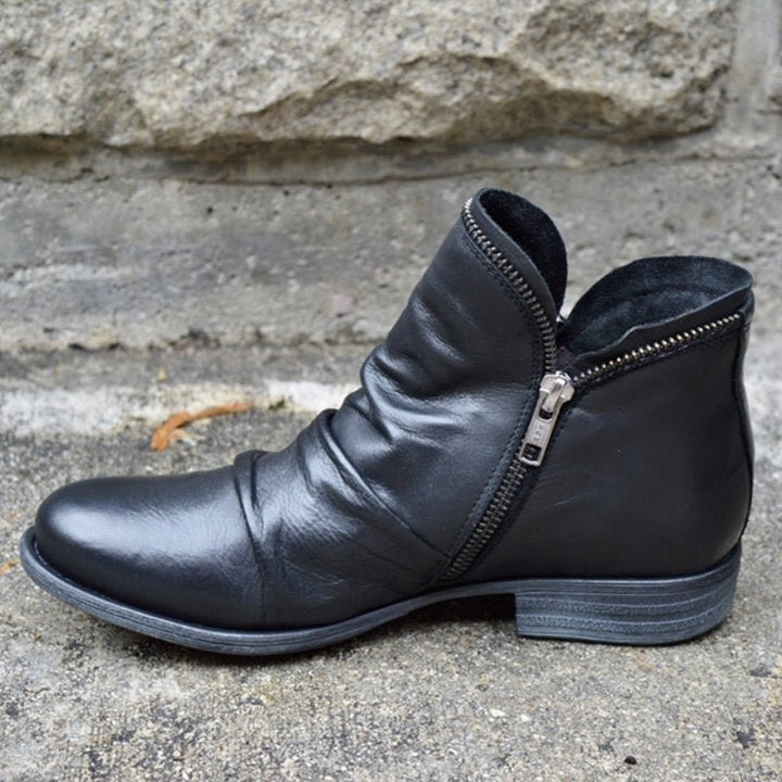 MH™ - Leather Boots with Zip